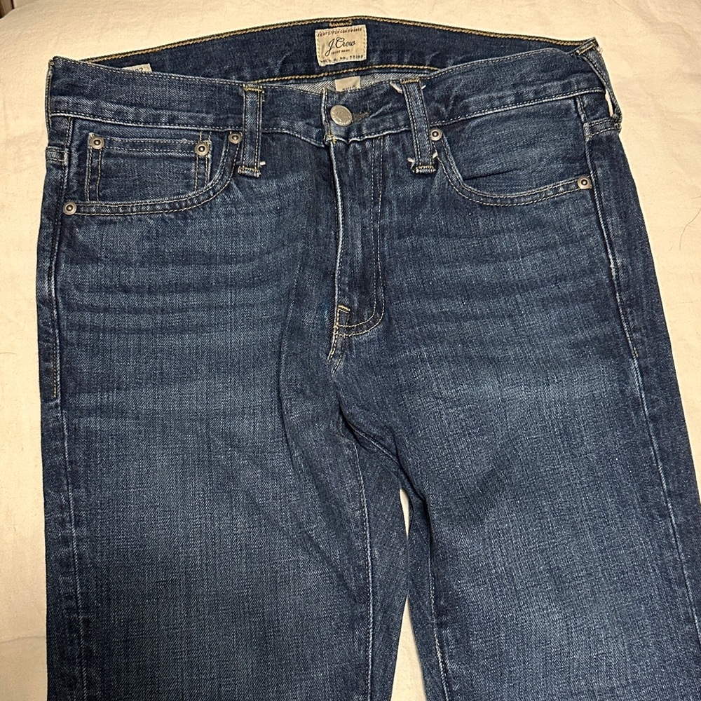 J. Crew 484 Slim Dark Wash Jeans